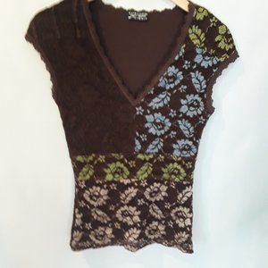 VGW-Party Patrol lace lined top